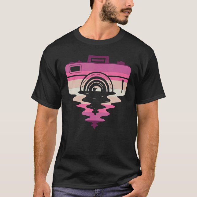 Camiseta Fotografia da câmera fotográfica da imagem da imag (Frente)