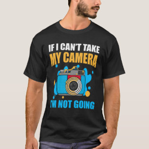 Camiseta Fotografia da câmera fotográfica da minha câmera