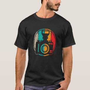 Camiseta Fotografia da câmera fotográfica Fotografia da câm