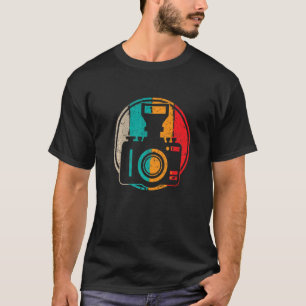 Camiseta Fotografia da câmera fotográfica Fotografia da câm