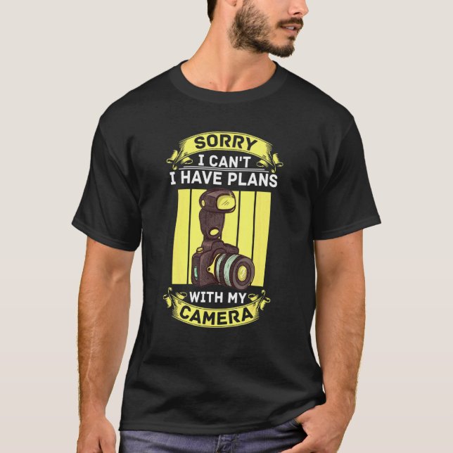 Camiseta Fotografia da câmera fotográfica Paparazzi (Frente)