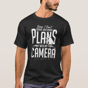 Camiseta Fotografia da câmera fotográfica Paparazzi