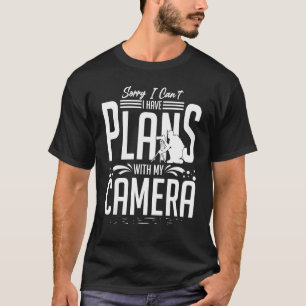 Camiseta Fotografia da câmera fotográfica Paparazzi