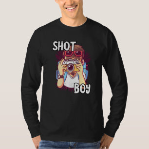 Camiseta Fotografia da câmera fotográfica Shot Boy Fotograf