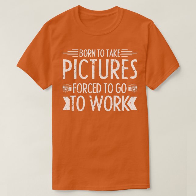 Camiseta Fotografia da Câmera Mulheres Homens Fotógrafo da  (Frente do Design)