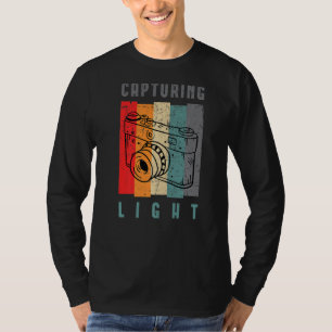 Camiseta Fotografia da câmera retrorreflectora fotográfica 