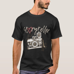 Camiseta Fotografia da câmera Storyteller Legal
