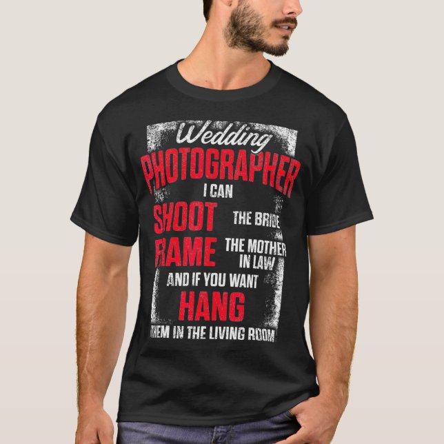 Camiseta Fotografia de Casamento Fotografia Funcionarios In (Frente)