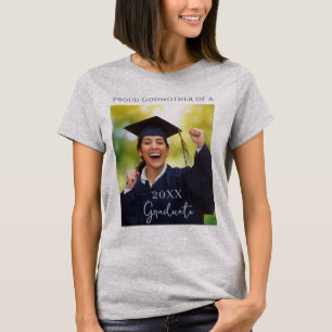 Camiseta Fotografia de Formatura Orgulhosa Madrinh