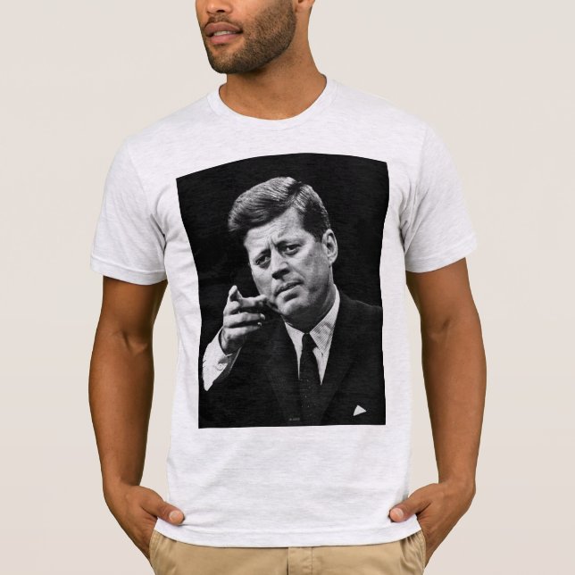 Camiseta Fotografia de John F. Kennedy 3 (Frente)