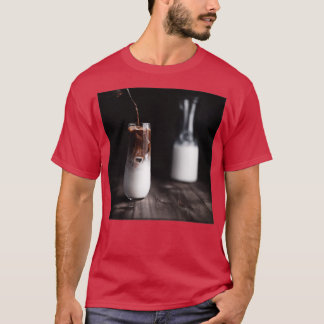 Camiseta Fotografia de latte gelado