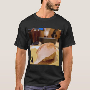 Camiseta Fotografia de Nigiri Aburi de Sushi Japonês em Pra