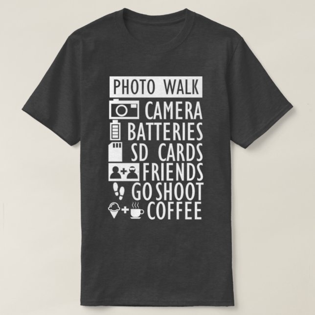 Camiseta Fotografia de rua (Frente do Design)