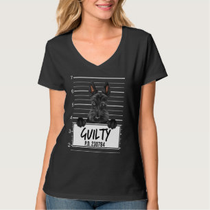 Camiseta Fotografia de Terrier Escocês Culpado