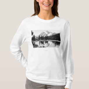 Camiseta Fotografia do alojamento do padeiro do Mt. Shuksan