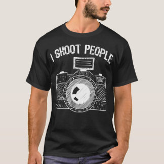 Camiseta Fotografia do Hobby Engraçado das Pessoas