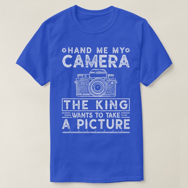 Camiseta Fotografia do King Camera (Frente do Design)