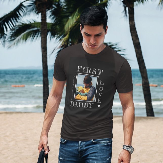 Camiseta Fotografia do novo Dia de os pais personalizada (Criador carregado)