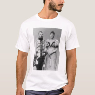 Camiseta Fotografia do retrato do Tsar Nicholas II