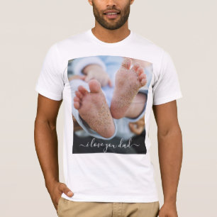 Camiseta Fotografia e texto personalizados - Eu Amo você P
