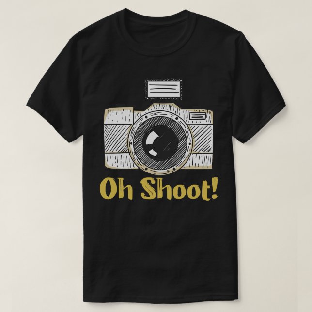 Camiseta Fotografia Engraçada (Frente do Design)