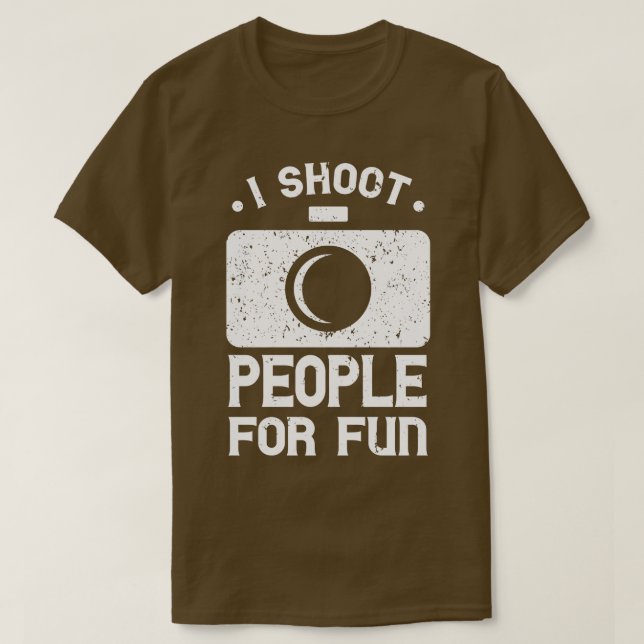 Camiseta Fotografia Engraçada (Frente do Design)