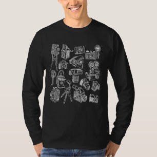 Camiseta Fotografia Fotografia Fotografia Câmera Fotográfic