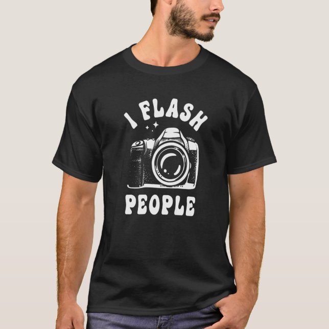 Camiseta Fotografia I Flash Fotógrafo Da Câmera Pessoas (Frente)