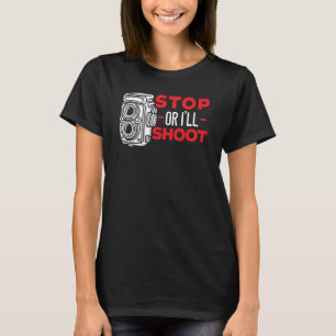 Camiseta Fotografia Imagem da Câmera Fotográfica Resolução 