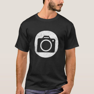 Camiseta Fotografia legal Retratos Imagens da Câmera Kawaii