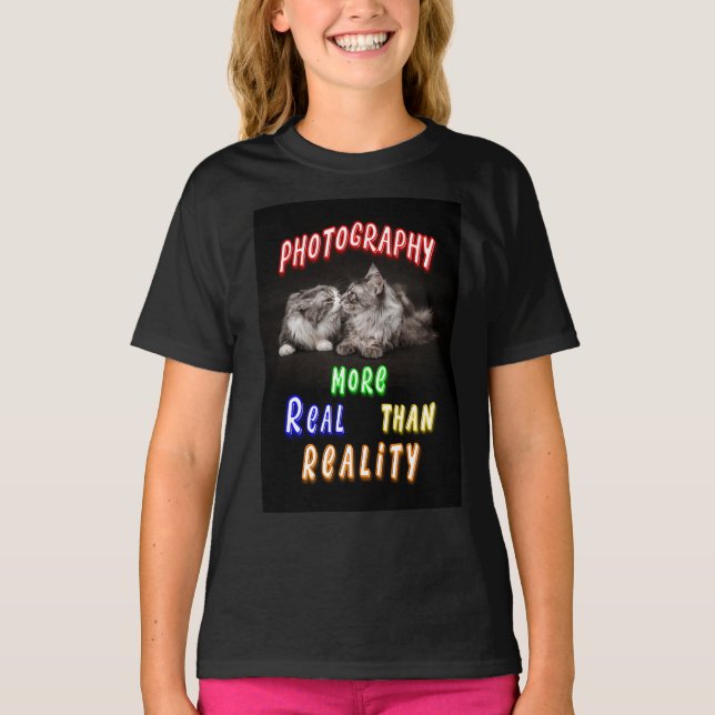 Camiseta Fotografia mais real que realidade (Frente)
