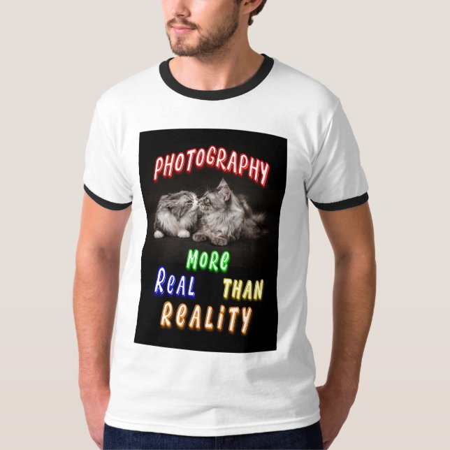 Camiseta Fotografia mais real que realidade (Frente)