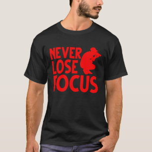 Camiseta Fotografia Para Mulheres Fotógrafo De Câmera