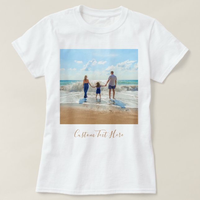 Camiseta Fotografia personalizada T-Shirt Design (Frente do Design)