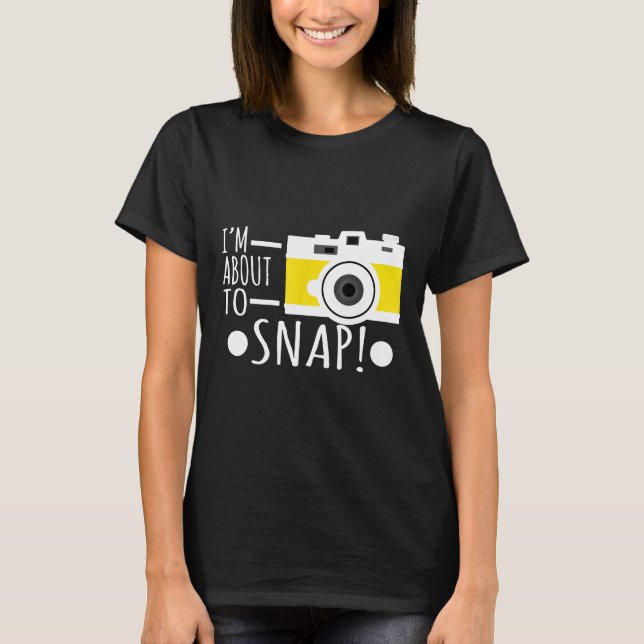 Camiseta Fotografia que estou prestes a fotografar (Frente)