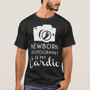 Camiseta Fotografia recém-nascida Dom Fotógrafo Engraçado