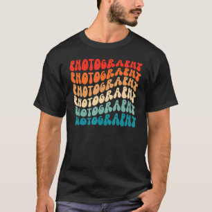 Camiseta Fotografia Retro Groovy Foto Retro Anos 70 Hippie