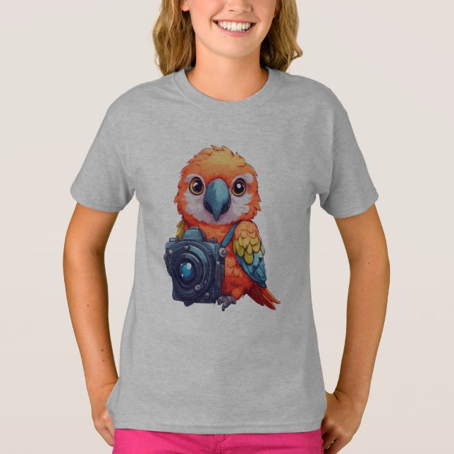 Camiseta Fotografia Tropical Safari Macaw (Frente)