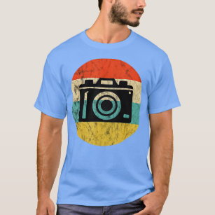 Camiseta Fotografia Vintage Retro Sunset Camera Lens Foto