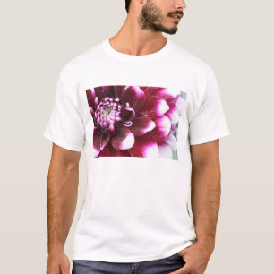 Camiseta Fotografias de Dalhia com a flor