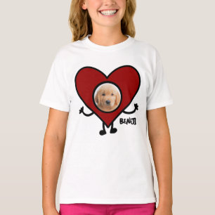Camiseta fotográfica cardíaca