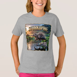 Camiseta Fotográfico Storkupine – Cegonha Porco Espinho Eng