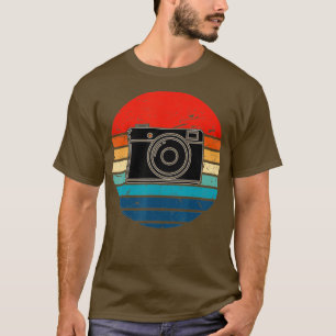 Camiseta Fotógrafo - Câmera Design de Retro Vintage