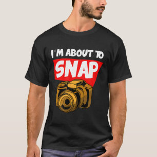 Camiseta Fotógrafo Camera Fotografia Presente Eu estou pres