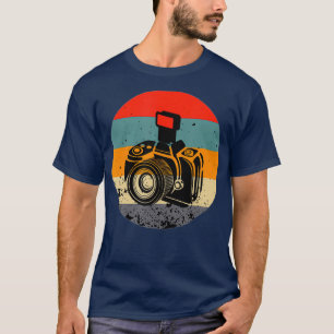 Camiseta Fotógrafo - Camera Retrovisor Vintage