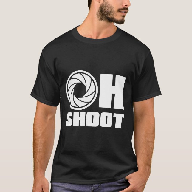 Camiseta Fotógrafo da Câmera de Presente do Dia da Fotograf (Frente)