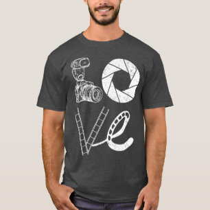 Camiseta Fotógrafo da câmera fotográfica (2)