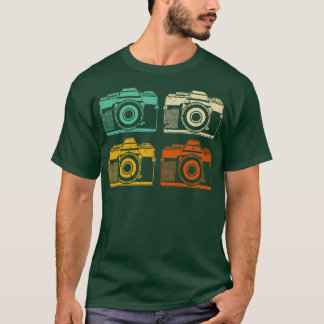 Camiseta Fotógrafo da câmera retrorreflectora