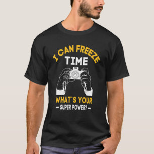 Camiseta Fotógrafo De Casamento Eu Consigo Congelar O Tempo