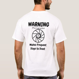 Camiseta Fotógrafo de Etapas Frequentes